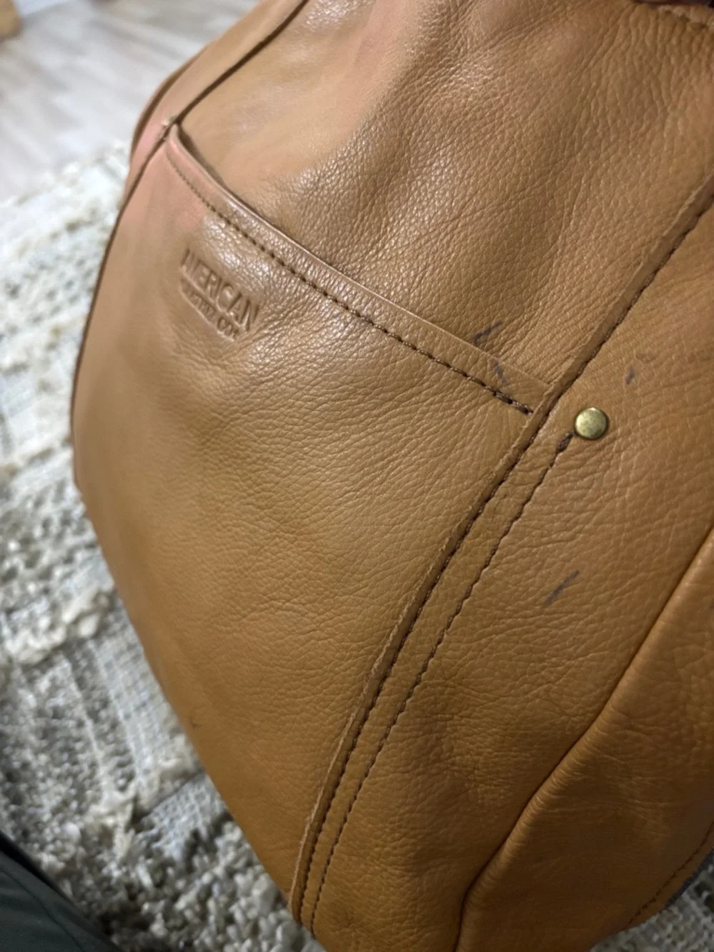 American Leather Co. Austin Classic Hobo Shoulder‎ Bag